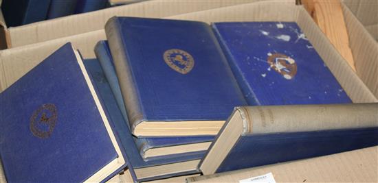 Kent Archaeological Society, Archaeologia Cantiana, a large quantity of volumes from the 1800s (4 boxes)